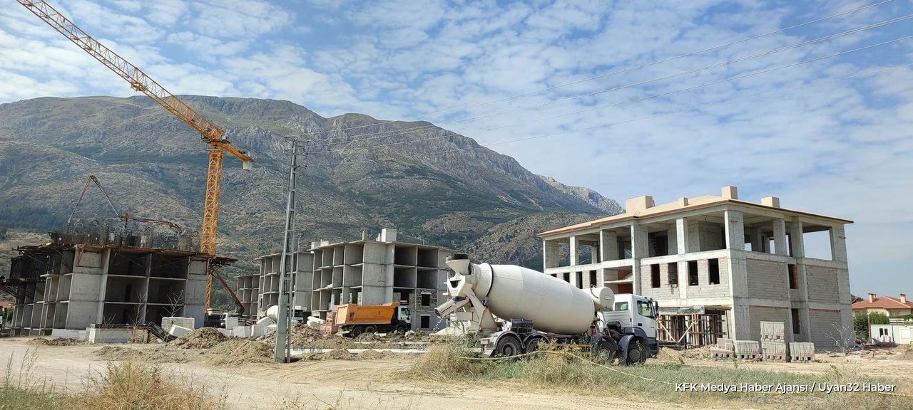 Senirkent TOKİ Konutlarında Çalışmalar Hızla İlerliyor
