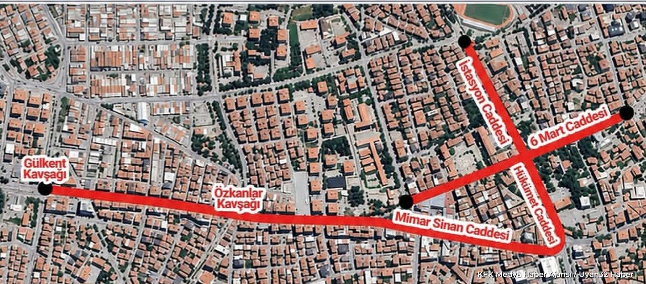 Isparta'da Trafik Düzeni Değişiyor