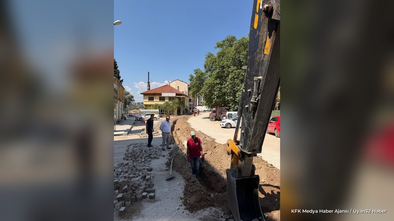 Sütçüler'de Su Hattı Güncelleniyor
