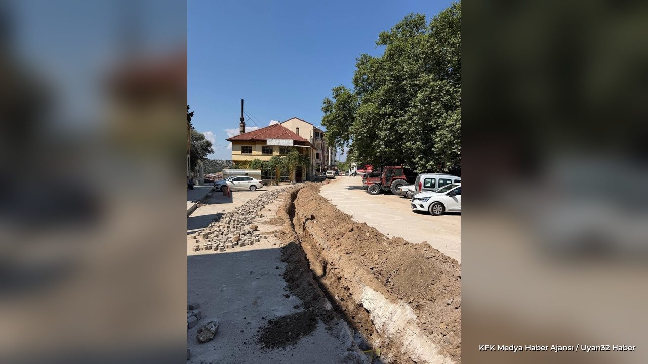 Sütçüler'de Su Hattı Güncelleniyor