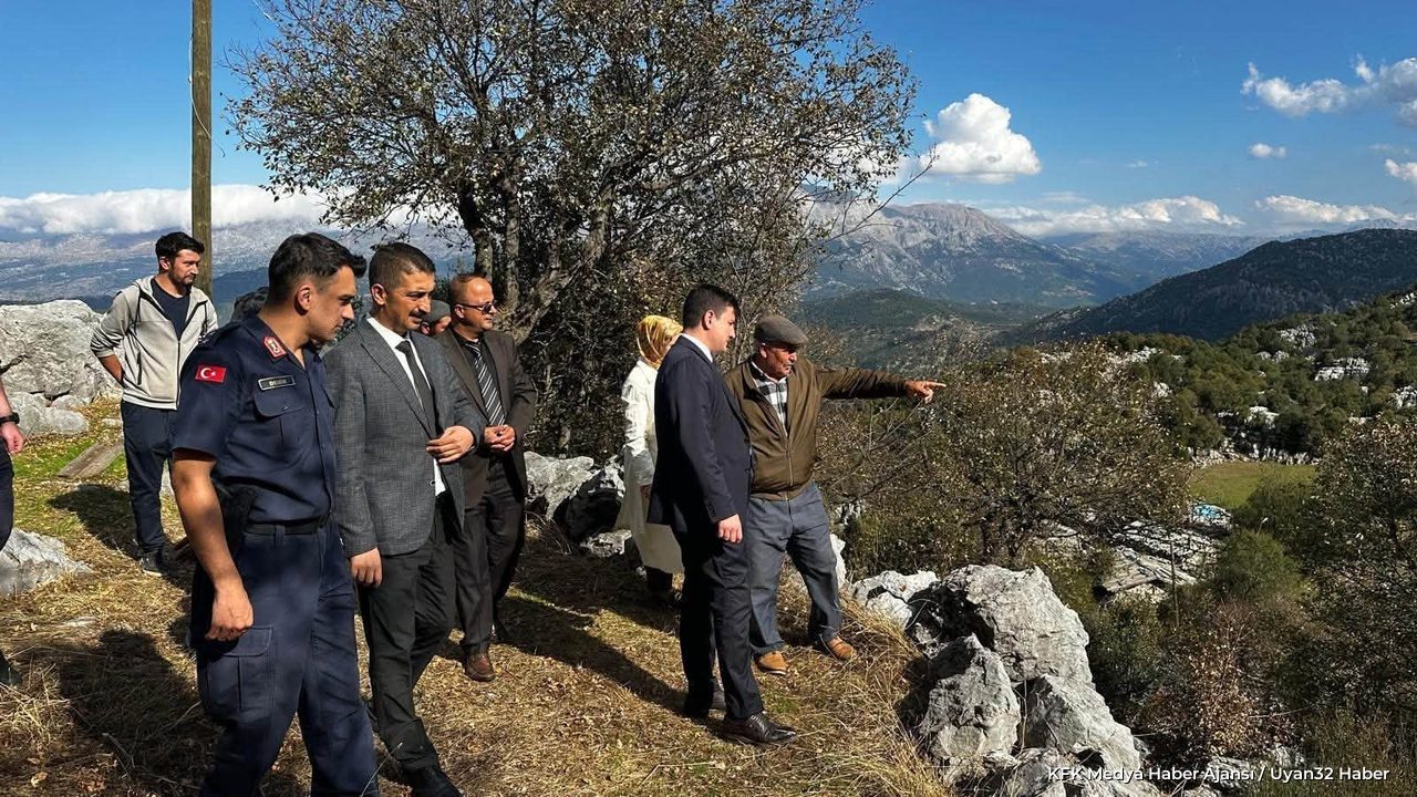 Sütçüler Kaymakamı Beydili'de Yol Çalışmaları İnceledi