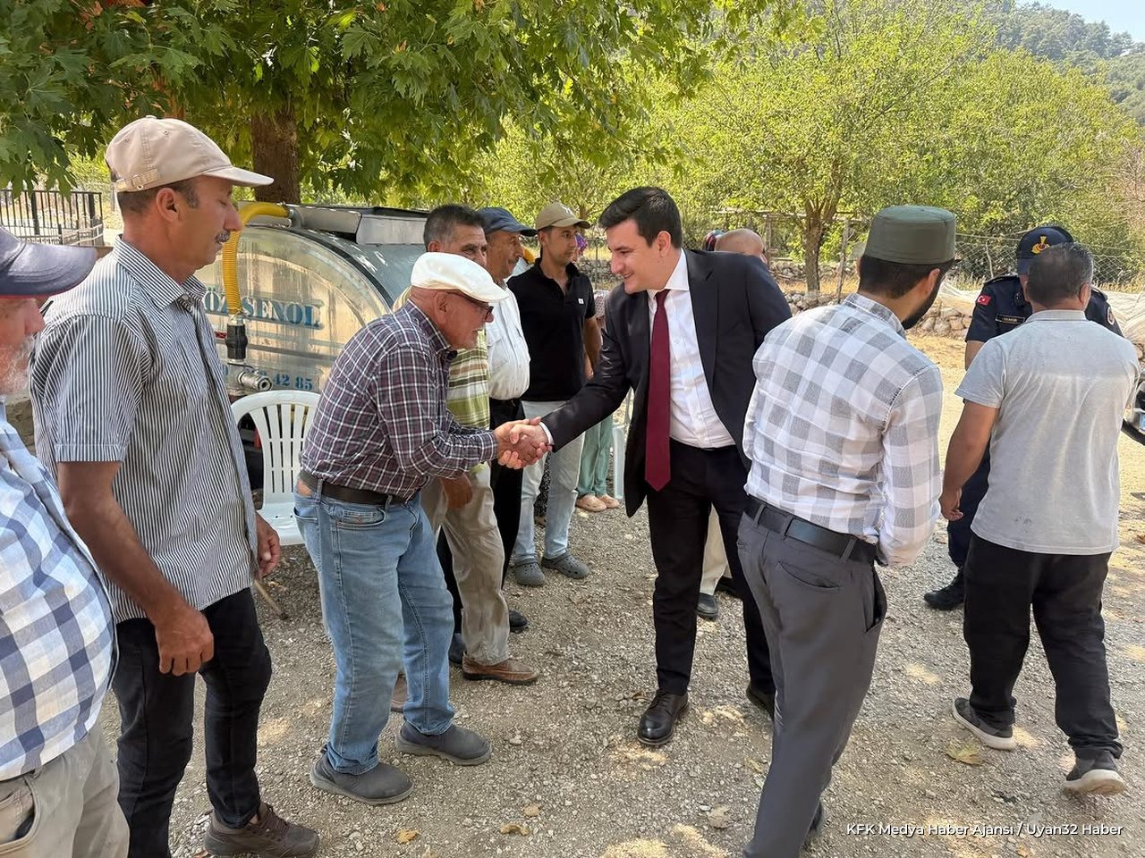 Kaymakam Saban'dan Köylere Ziyaret