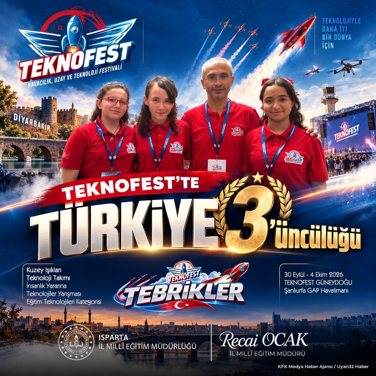 TEKNOFEST 2026'da Isparta'ya Türkiye Üçüncülüğü Gururu - Detay 4