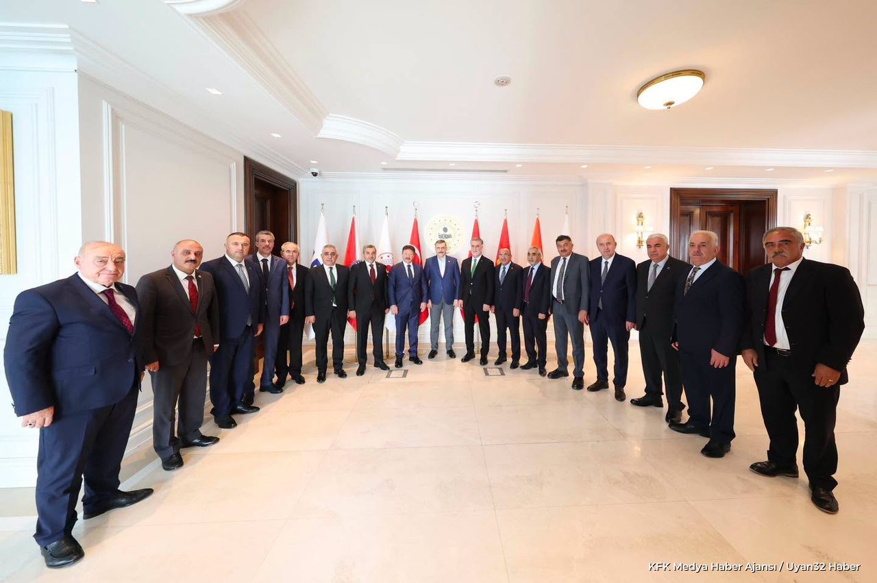 TŞOF Heyetinden İçişleri Bakanı Çiftçi'ye Kritik Ziyaret