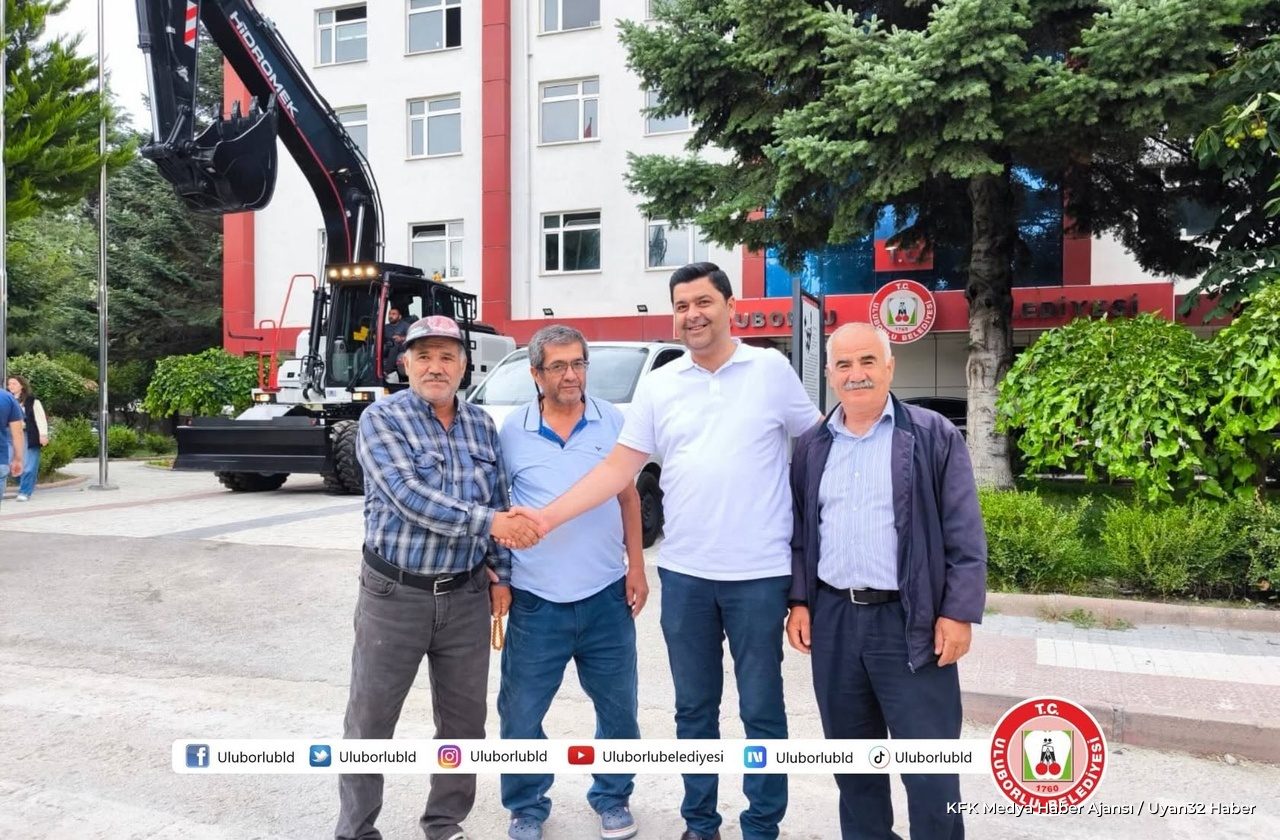 Uluborlu'ya 10 Milyonluk İş Makinesi