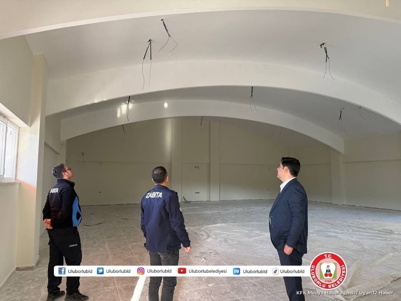 Uluborlu’da Gençlik Merkezi ve Konferans Salonu İnşaatı Sürüyor - Detay 3