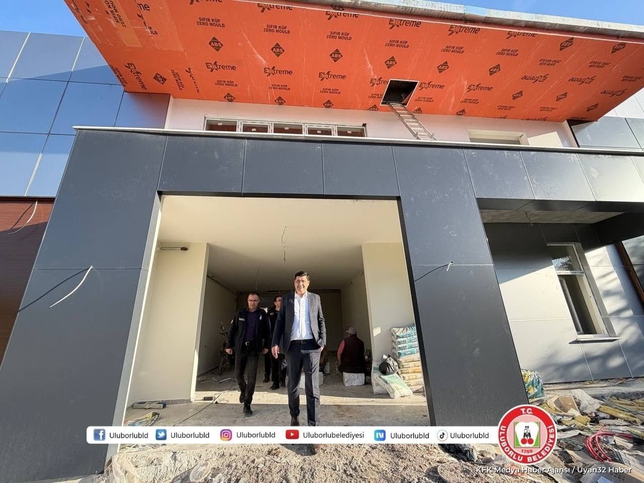 Uluborlu’da Gençlik Merkezi ve Konferans Salonu İnşaatı Sürüyor - Detay 5