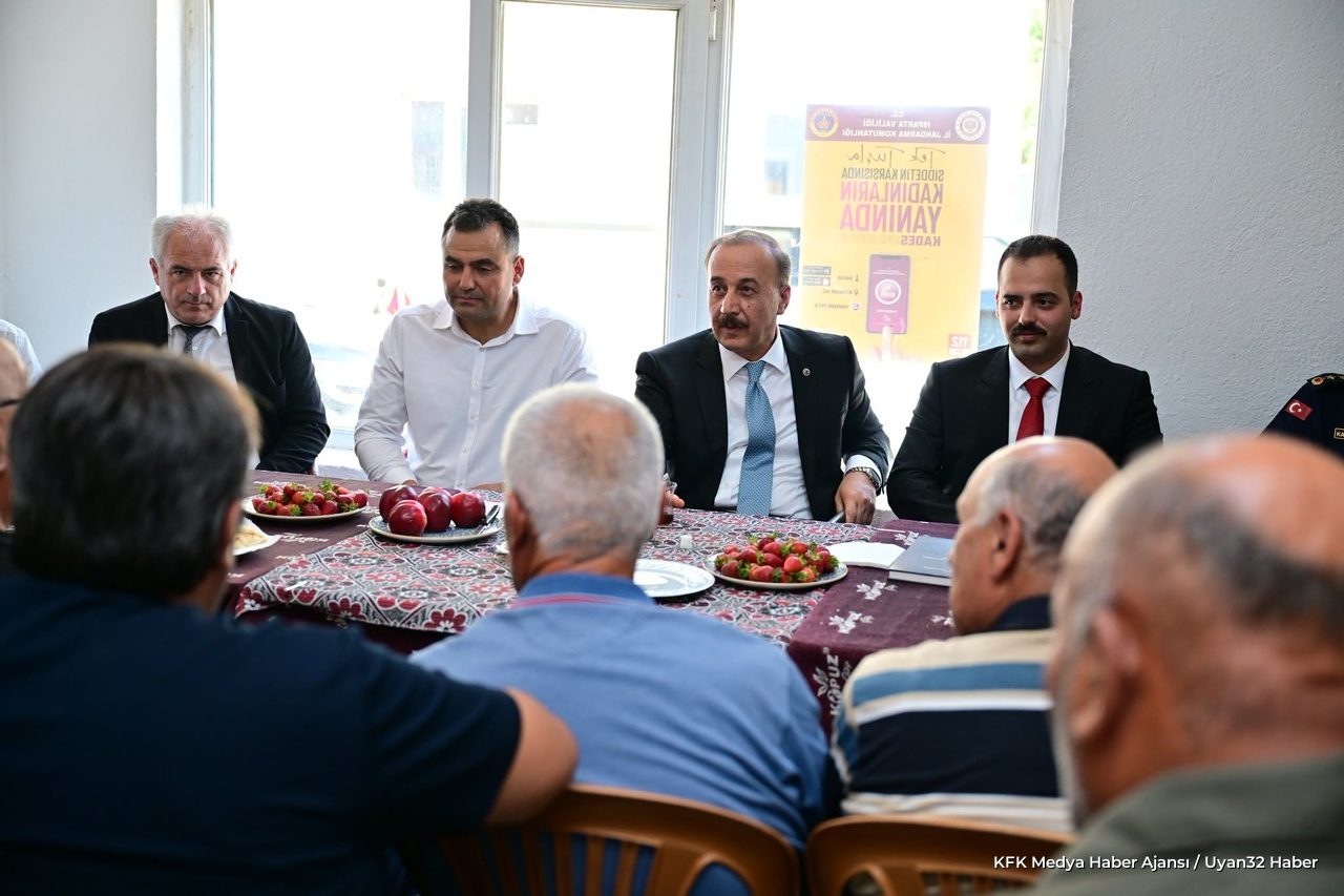 Vali Abdullah Erin Gölkonak Köyünü Ziyaret Etti