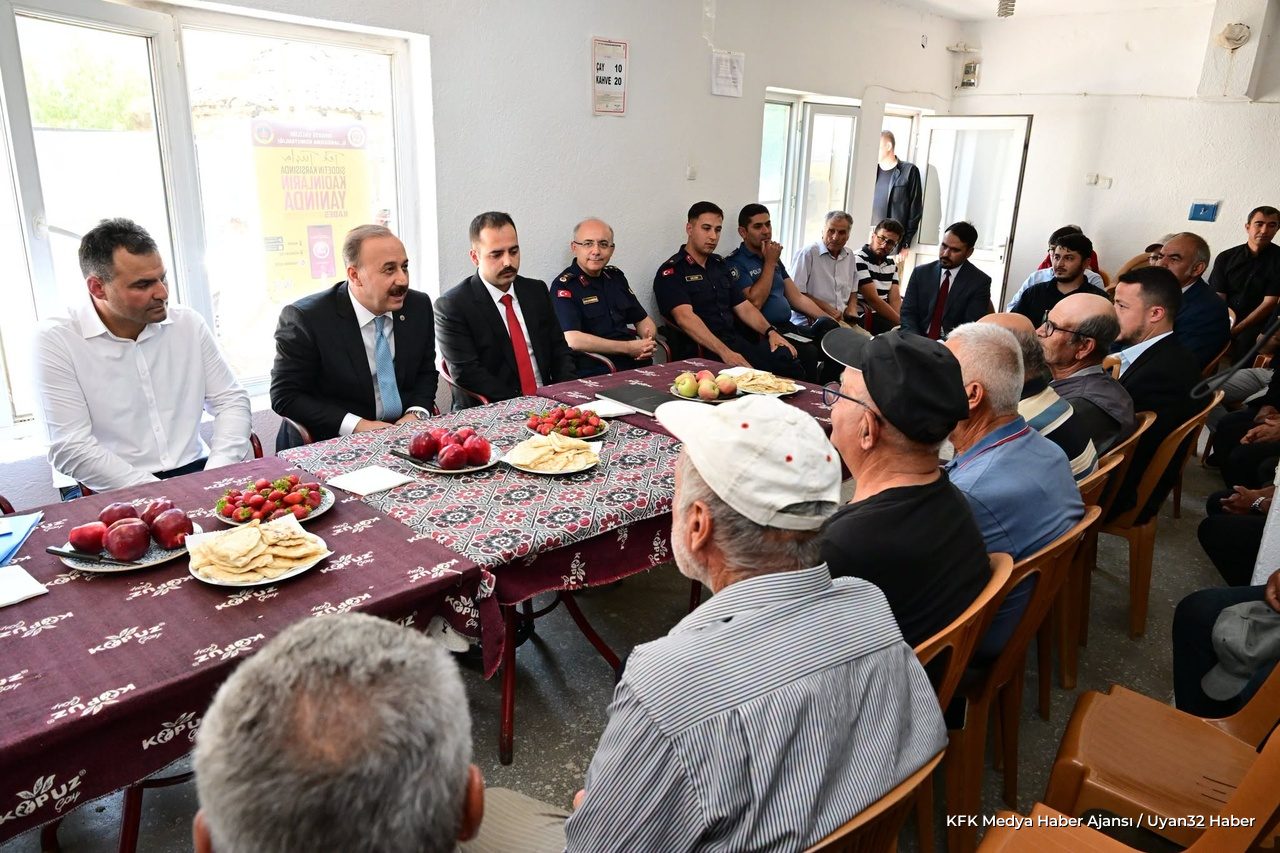 Vali Abdullah Erin Gölkonak Köyünü Ziyaret Etti