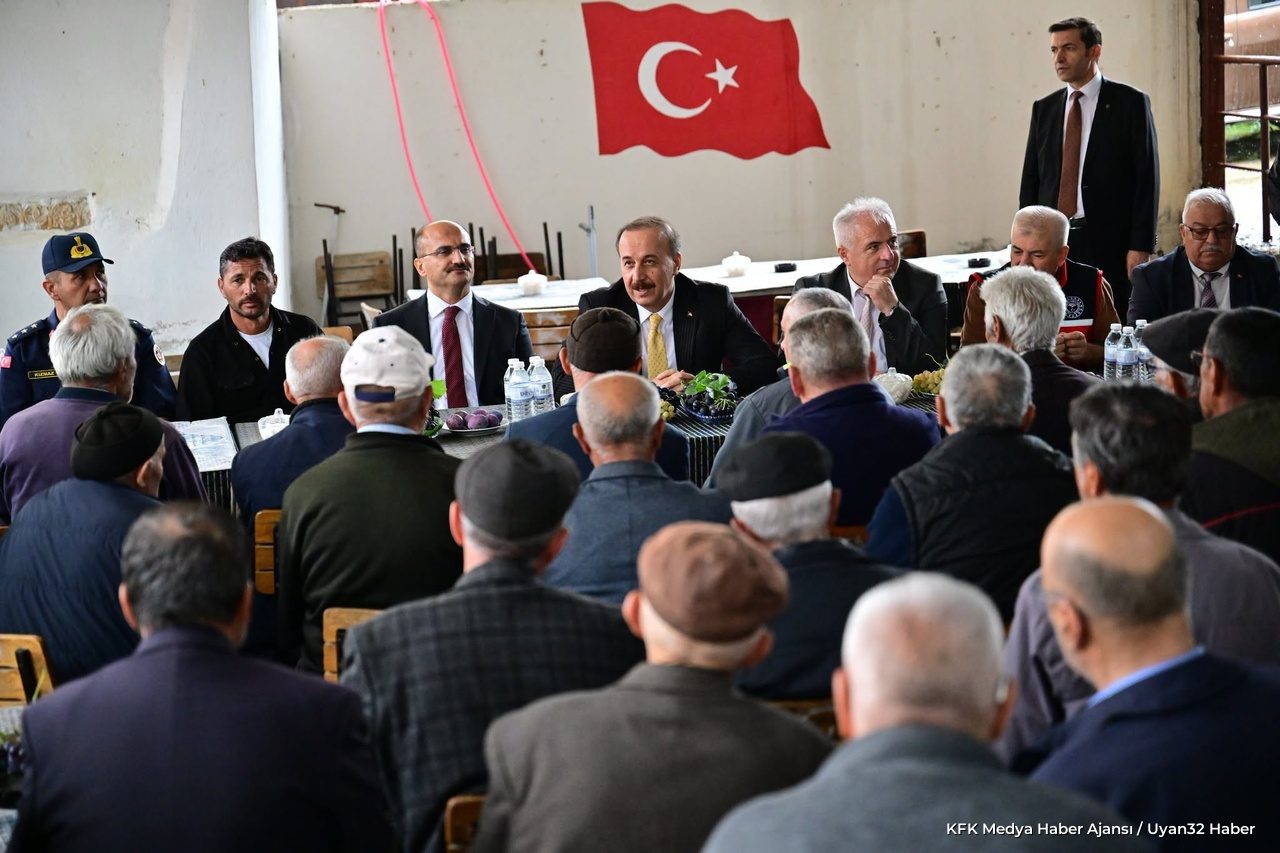 Vali Abdullah Erin Yalvaç Kuyucak Köyünü Ziyaret Etti