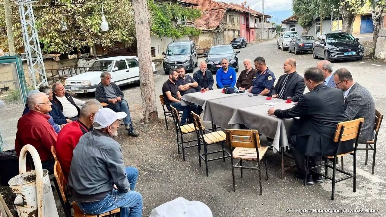 Yalvaç Kaymakamı Bekir Abacı'dan Köylere Yatırım Çıkarması